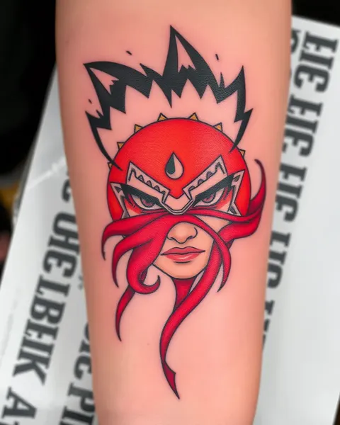 Arte de tatuaje Sharingan y diseño