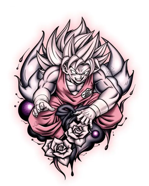 Arte de tatuaje de Dragon Ball para fanáticos y coleccionistas