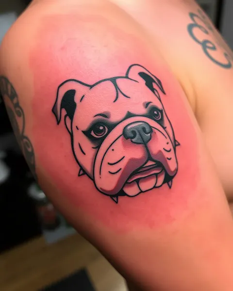 Arte de tatuaje de bulldog para los únicos y valientes