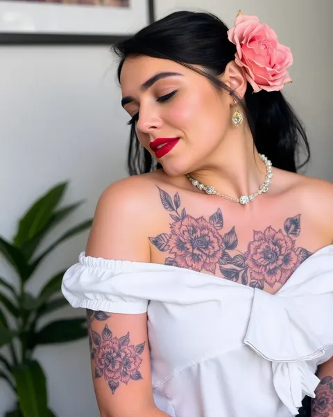 Arte de tatuaje: diseños florales y significados