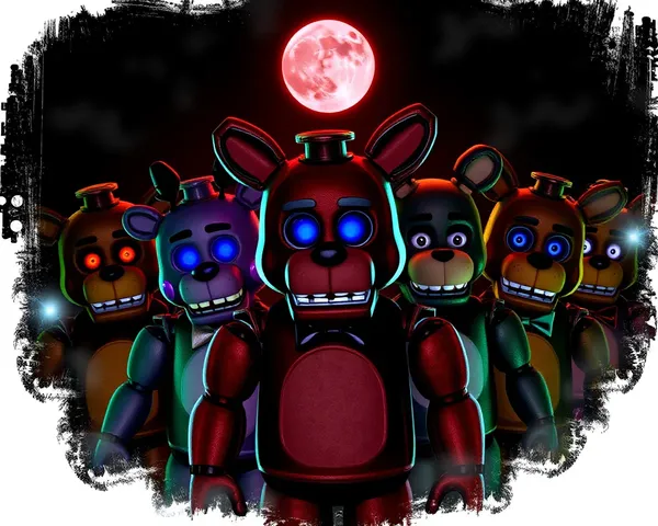 Arte fan creado en formato PNG de Five Nights at Freddy's