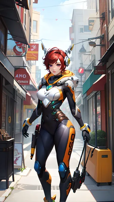 Arte hentai de Overwatch Juno descubierto