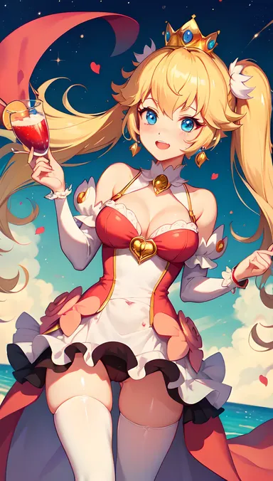 Aventura hentai de la princesa Peach en el mundo del champiñón