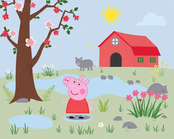 Aventuras de cerdita Peppa en el bosque