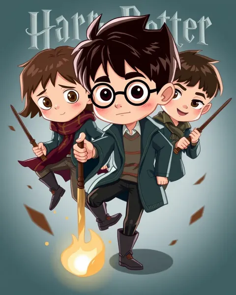 Banco de Imágenes de Harry Potter Cartoon