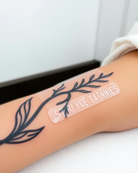 Bandeja de tatuaje clara para toque suave