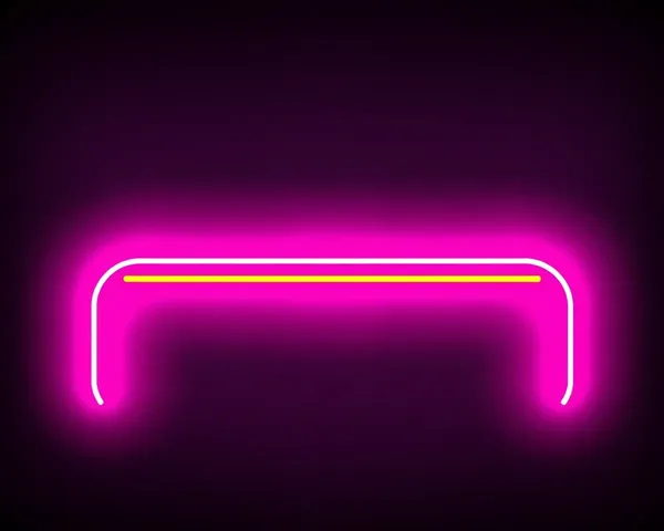 Barra de color neon PNG concepto de identidad visual