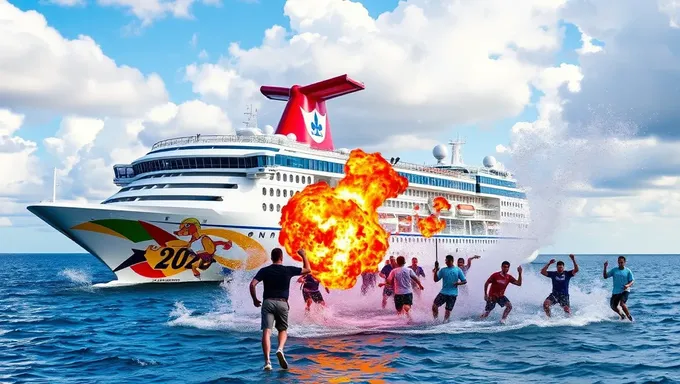 Batalla en un crucero de Carnaval 2025: Pasajeros se enfrentan a bordo