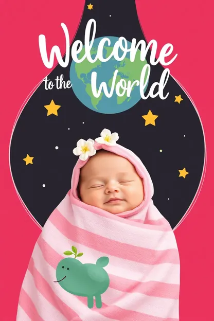 Bienvenidos al mundo, nuestra nueva bebe niña