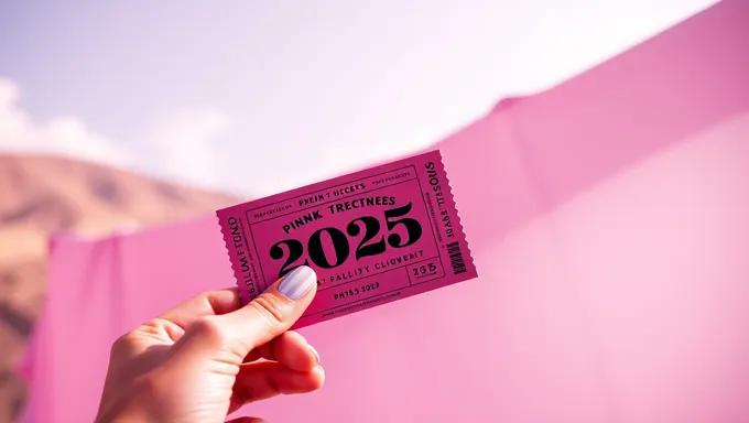 Boletos rosados 2025: Programa de conciertos exclusivo revelado