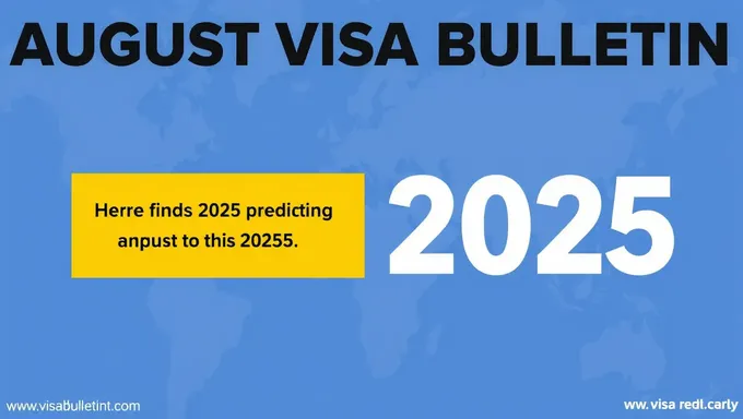 Boletín de Visa de Agosto 2025: Lo Que Puede Esperar