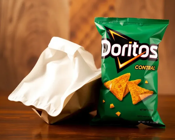 Bolsa de Doritos PNG imagen abierta para exhibición