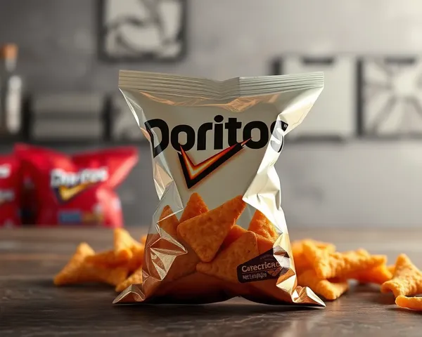 Bolsa de Doritos abierta PNG para merendar