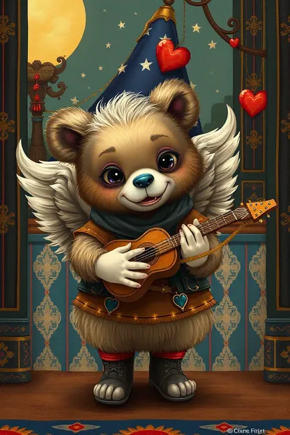 Bongo el oso Cupid: descripción única del personaje de la niña