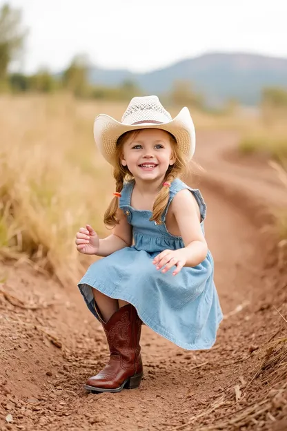 Botas de Cowboy para Niña para Uso Diario