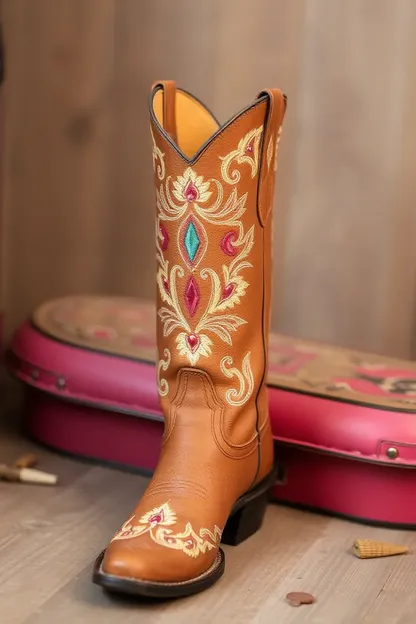 Botas de cowboy para chicas - botas occidentales para chicas pequeñas para diversión en rodeo