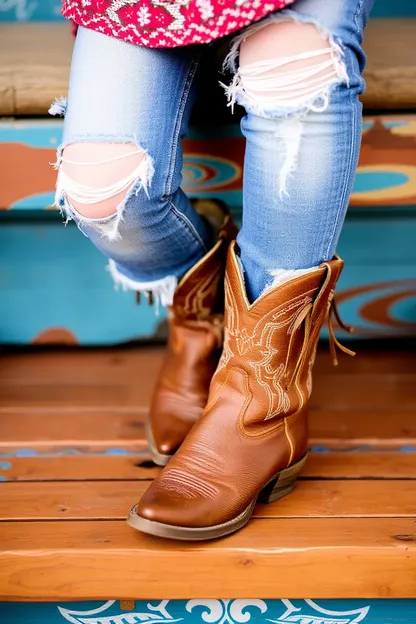 Botas de cowboy para señoritas fashionistas