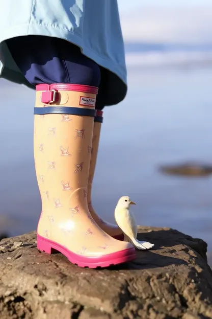 Botas de lluvia para chicas para juegos al aire libre divertidos