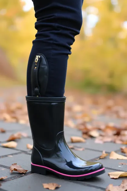 Botas de lluvia para chicas para jugar en el agua