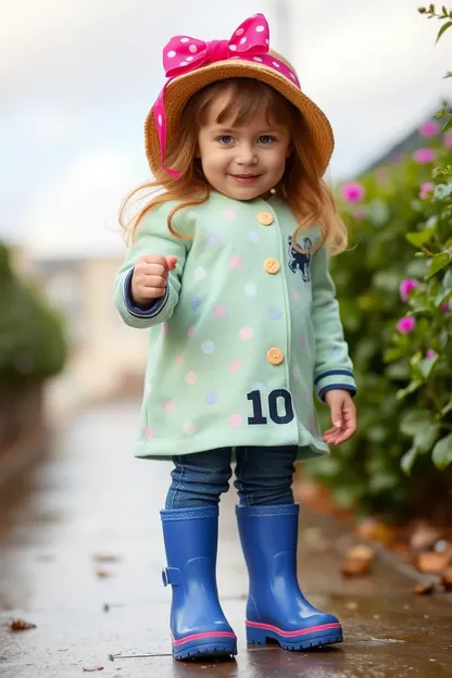 Botas de lluvia para niñas de 2 años en venta