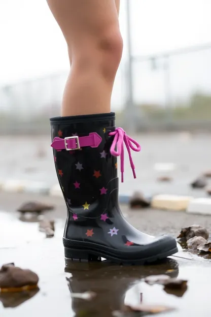 Botas de lluvia para niñas pequeñas solo