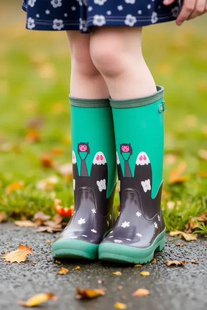 Botas de lluvia para uso diario para niñas