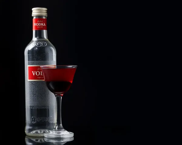 Botella de vodka sin etiqueta PNG imagen