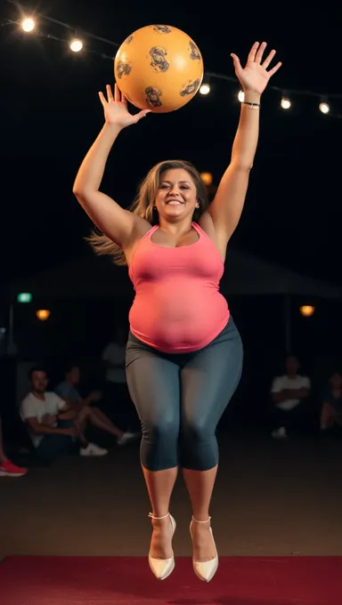 Bounce de pechos grandes celebra la belleza del movimiento