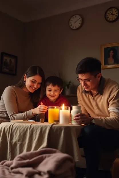 Buen Día Imagen Feliz de la Escena de la Familia