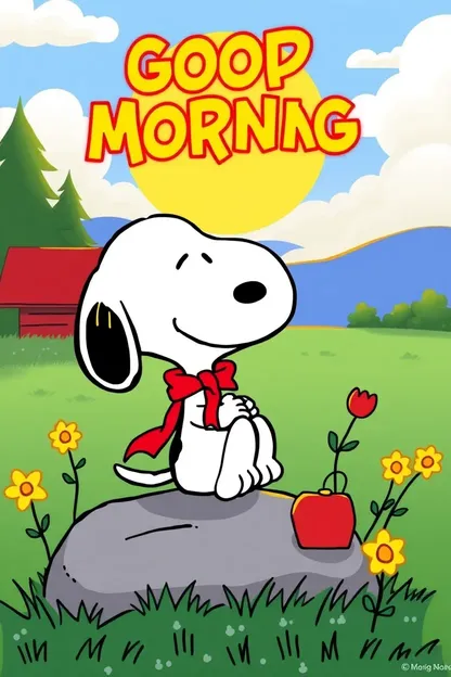 Buen Día Snoopy Imágenes: Álbum de Fotos de Snoopy por la Mañana