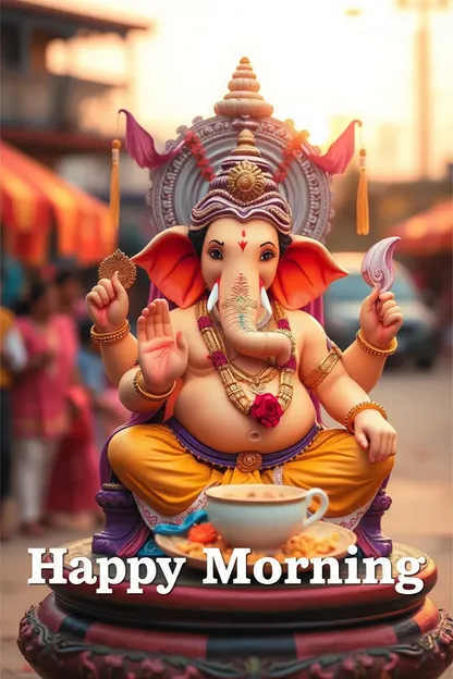 Buenas Mañanas, Imágenes de Ganapathi para Un Nuevo Día