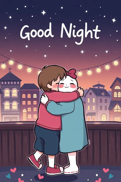 Buenas Noches Imágenes Adorables para un Abrazo