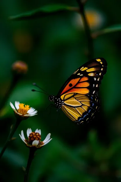 Buenas Noches Imágenes de Mariposas en Entornos Pacíficos