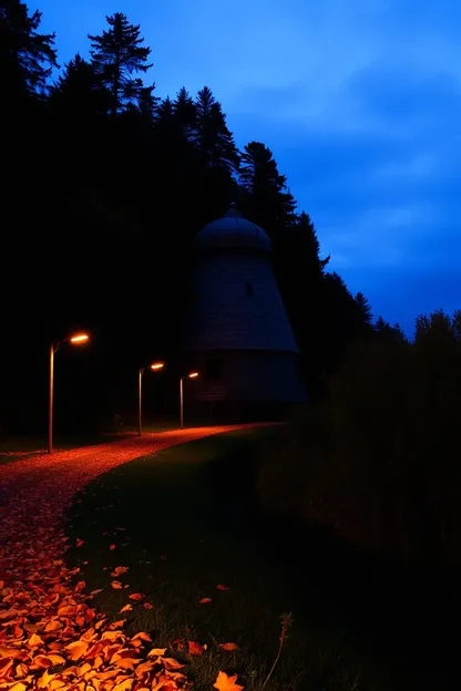 Buenas Noches Imágenes de Otoño: Silencio Pacífico de la Noche