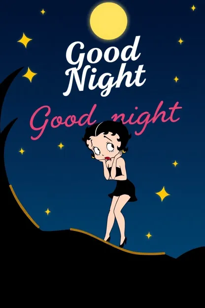 Buenas noches con Betty Boop imágenes