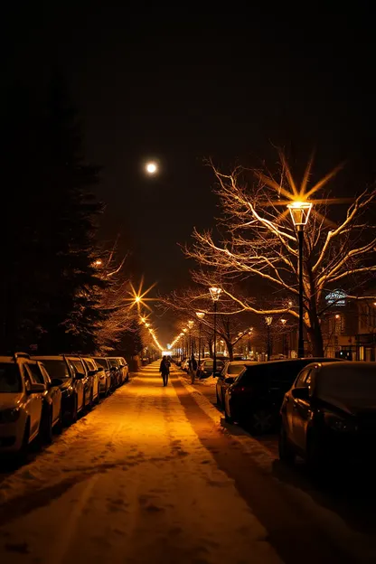 Buenas noches imágenes con un escena invernal de invierno