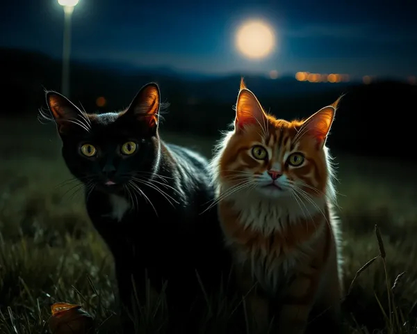 Buenas noches imágenes de gatos para amantes de gatos adorables