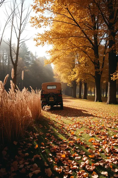 Buenas tardes otoño imágenes con escenas de follaje