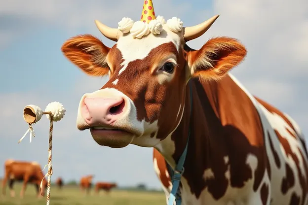 Busca imágenes para el cumpleaños de la vaca feliz