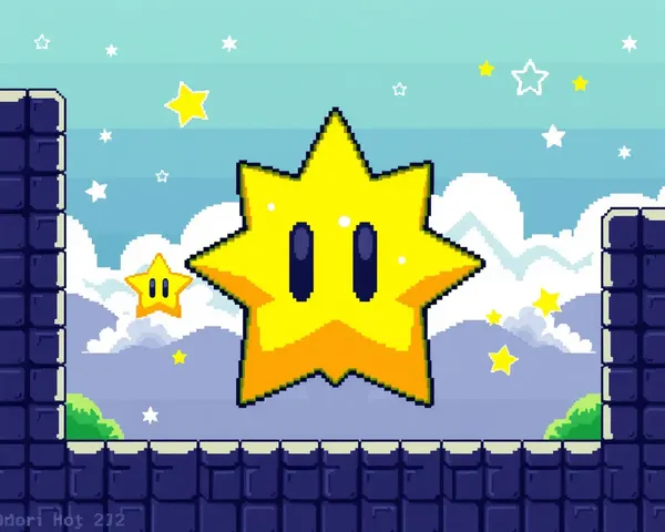 Búsqueda de imagen de estrella de 8 bits PNG de Mario