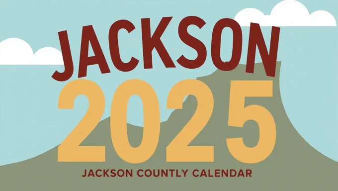 Calendario 2025-25 del Condado de Jackson Marca Hitos Importantes