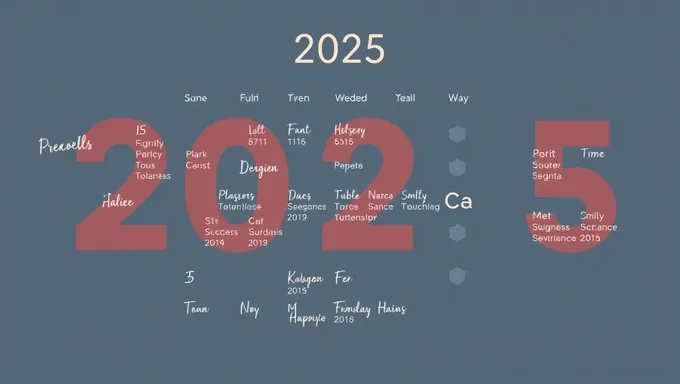 Calendario 2025 con festividades nacionales