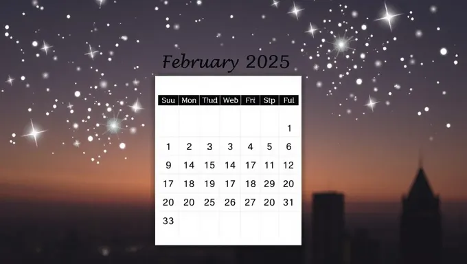 Calendario Imprescindible de Febrero 2025