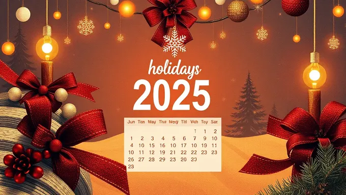 Calendario de 2025: Fechas y Celebraciones Importantes