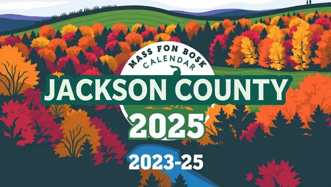 Calendario de Jackson County 2025-25 con fechas importantes