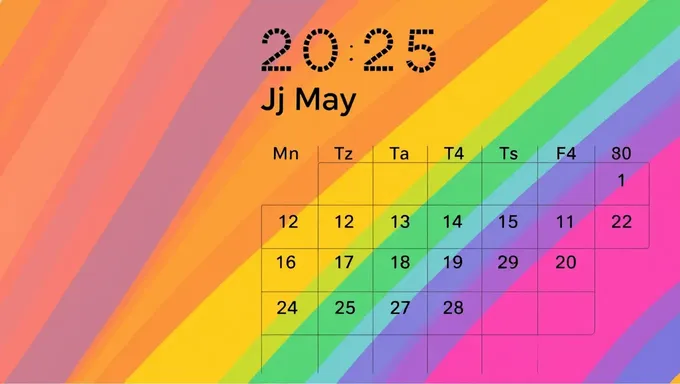 Calendario de Mayo 2025: Días Feriados Públicos en Mayo 2025