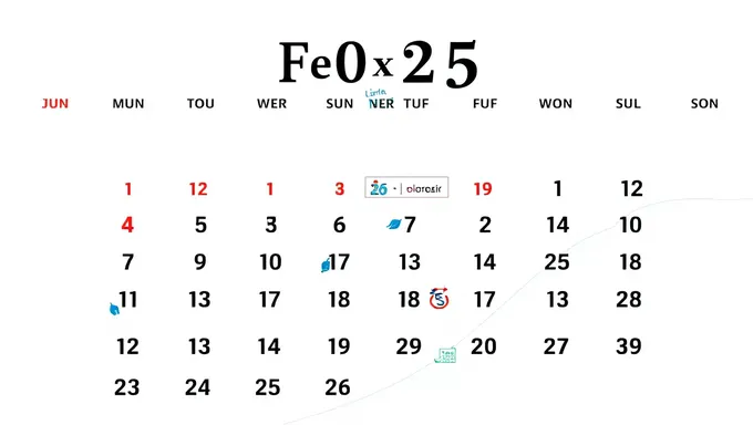 Calendario de febrero de 2025: gestiona tu tiempo de manera efectiva