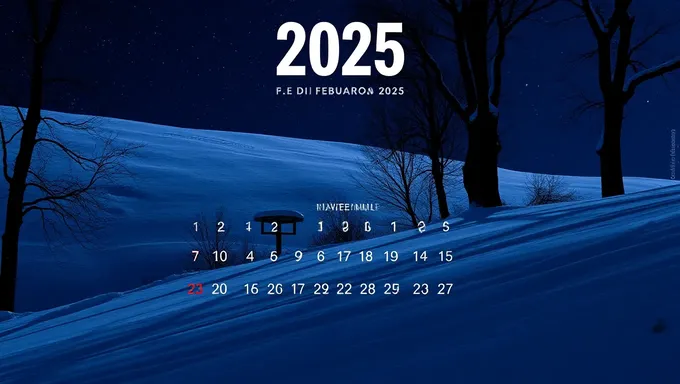 Calendario de febrero de 2025: planificador del mes de febrero