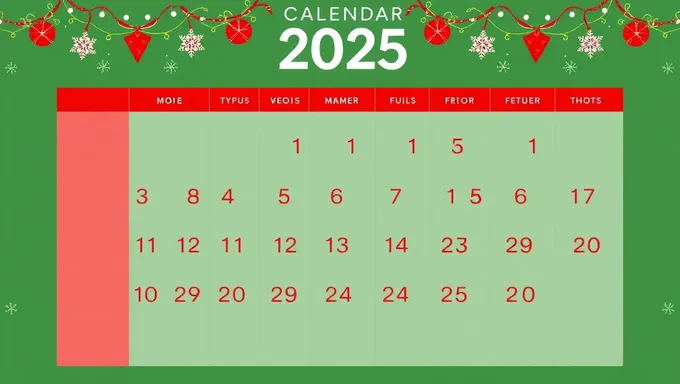 Calendario de feriados federales 2025 disponible para descargar