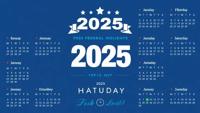 Calendario de festividades federales de 2025: Año Nuevo